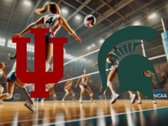 Indiana Hoosiers at Michigan State Spartans Women's Volleyball
